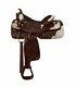 16 Western Pleasure Trail Double T Fully Hand Tooled Leather Silver Show Saddle