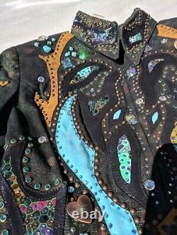 Turquoise Modern Retro Style Western Pleasure Horse Show Outfit