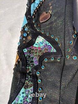 Turquoise Modern Retro Style Western Pleasure Horse Show Outfit