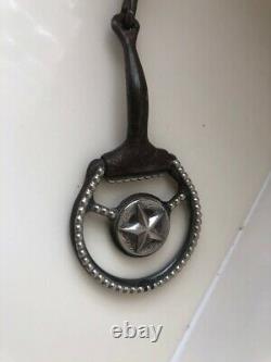 Western Pleasure show Smooth snaffle with Sterling Silver Beads (PU)