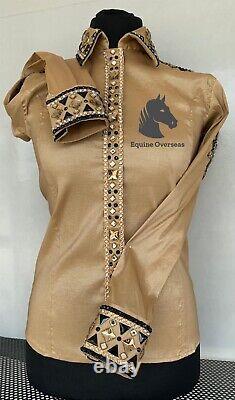 Western Showmanship Horsemanship Pleasure Show Shirt and matching show pad