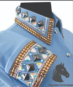 Western Showmanship Horsemanship Pleasure Show Shirt customise according you
