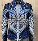 Western Showmanship Women Show Jacket For Horse Pleasure On Glass Crystal