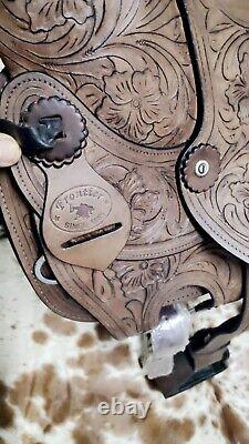 Western saddle, leather, trail, show, pleasure, barrel, roping, wade saddle
