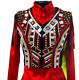 Women Western Show Pleasure Bloody Red Rodeo Custom Show Shirt+showmanship Vest